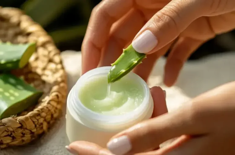 un pot de crème Aloès vera